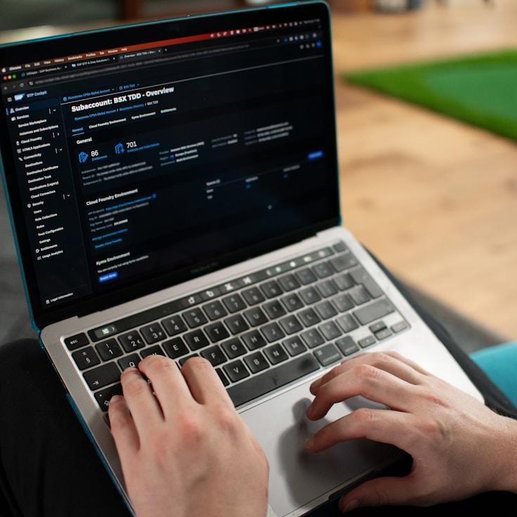 Web app development workspace